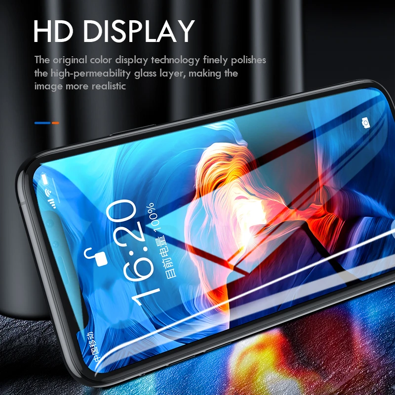 100D Защитное стекло для iPhone 7 8 6 6s Plus X XR 11 закаленное защитное стекло для iPhone 11 Pro X XR XS Max стеклянная пленка
