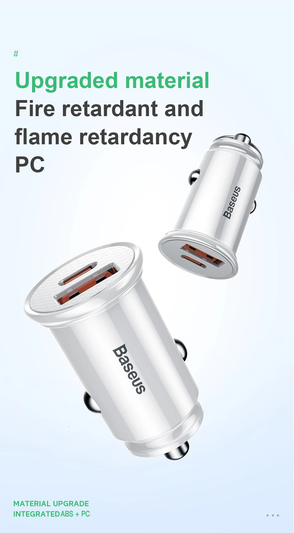 Baseus Quick Charge 4,0 3,0 USB Автомобильное зарядное устройство для iPhone Xiaomi huawei QC4.0 QC3.0 QC Auto type C PD быстрое автомобильное зарядное устройство для мобильного телефона