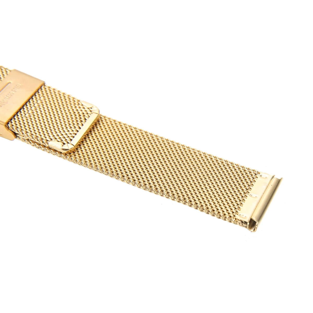 12mm/14mm/16mm/18mm/20mm/22mm/24mm Stainless Steel Watch Strap Straight End Bracelet Mesh Buckle Watch Band 4 Colors Shellhard