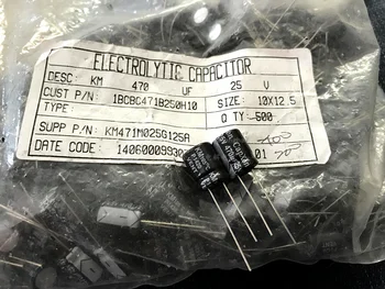 

10pcs/25pcs/30pcs for capxon 25V470UF 10x12.5 KM High-frequency Low-impedance Electrolytic Capacitors 470uf 25v