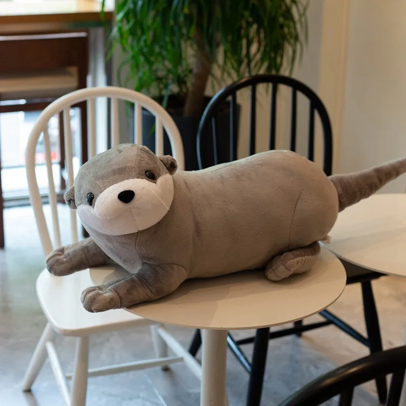 

Kawaii Simulation Otter Plush Toy Animal Stuffed Doll Soft Sloth Toys Cute Gift For Kids Home Decoration