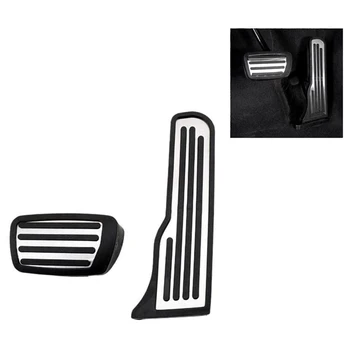 

2Pcs for Cadillac ATS ATS-L CT6 Stainless Steel Car Accelerator Pedal Brake Pedals Cover