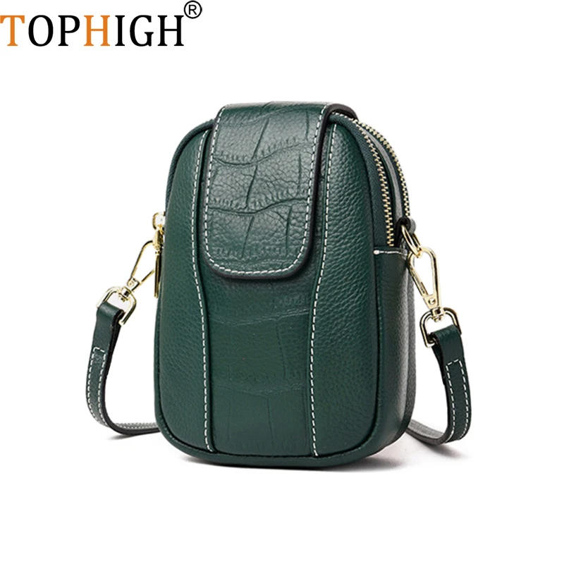 TOPHIGH маленькая сумка через плечо сумки для женщин кошельки и с крокодиловым