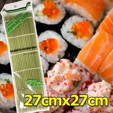 

Green Sushi Rolling Roller Bamboo DIY Sushi Mat Onigiri Rice Roller Hand Maker Sushi Tools Japanese Food Beto Accessories