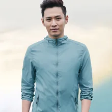 Солнцезащитная одежда для мужчин и женщин, для улицы, для пар, Спортивная, кожа, пыльник, дышащий, с капюшоном, светильник, летнее пальто, с принтом логотипа