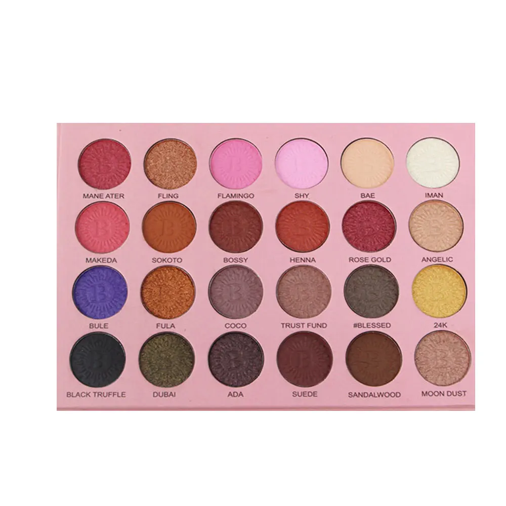 24-Colors Natural Pro Nude Shimmer Matte Eyeshadow Eye Shadow Palette Set