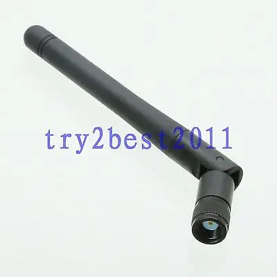 

DHL/EMS 50 Sets Antenna 2.4GHZ 2.4G 3dBi RP-SMA jack pin Tilt-Swivel for WIFI Wireless Router -C1