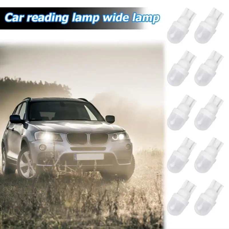 10 шт. T10 1,5 W 5730 2SMD 100LM Шина CAN автомобиль светодиод чтения клиновые лампы