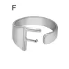 Silver Initials F