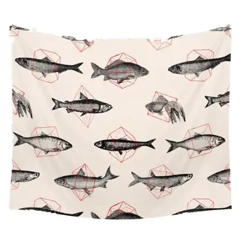 

Fish Owl Deer Tapestry Beach Picnic Throw Mat Blanket,Animals Tapestry,Feather Wall Art,Factory Supply,Drop Shipping