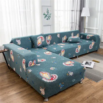 

Floral Printing Stretch Elastic sofa cover cotton sofa towel Slip-resistant sofa covers for living room fully-wrapped anti-dust