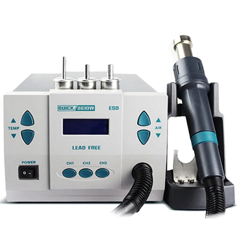 

Quick Soldering 861Dw 1000W Digital Rework Station 110V Stock Usa(Eu Plug)