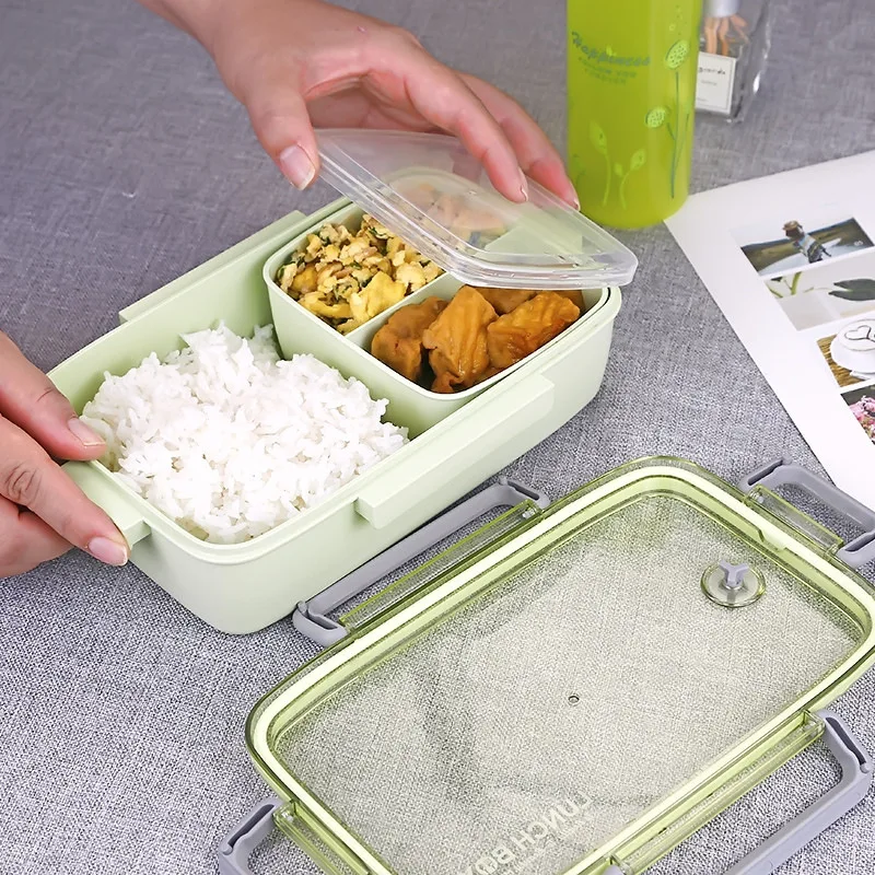 Stackable Bamboo Fiber Bento Box