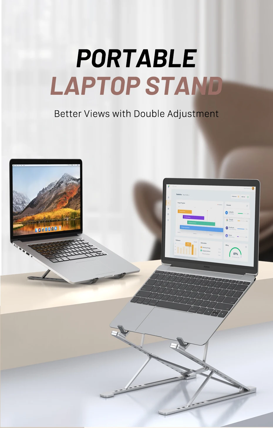 CableTime opvouwbare laptop houder voor €5,88 door kortingscode Aanbiedingen