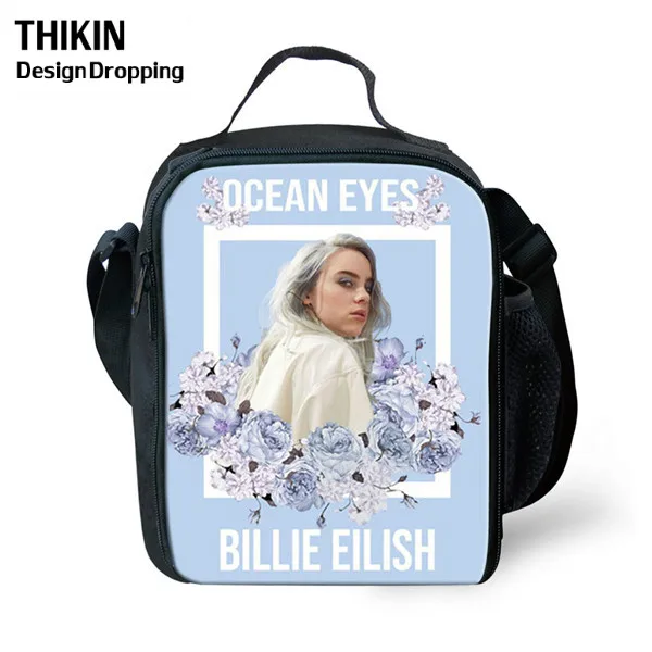 THIKIN Новые 3 шт./набор Billie Eilish школьные сумки для подростков мальчиков и девочек хип-хоп детский школьный рюкзак Rapper Женская Повседневная сумка - Цвет: as picture