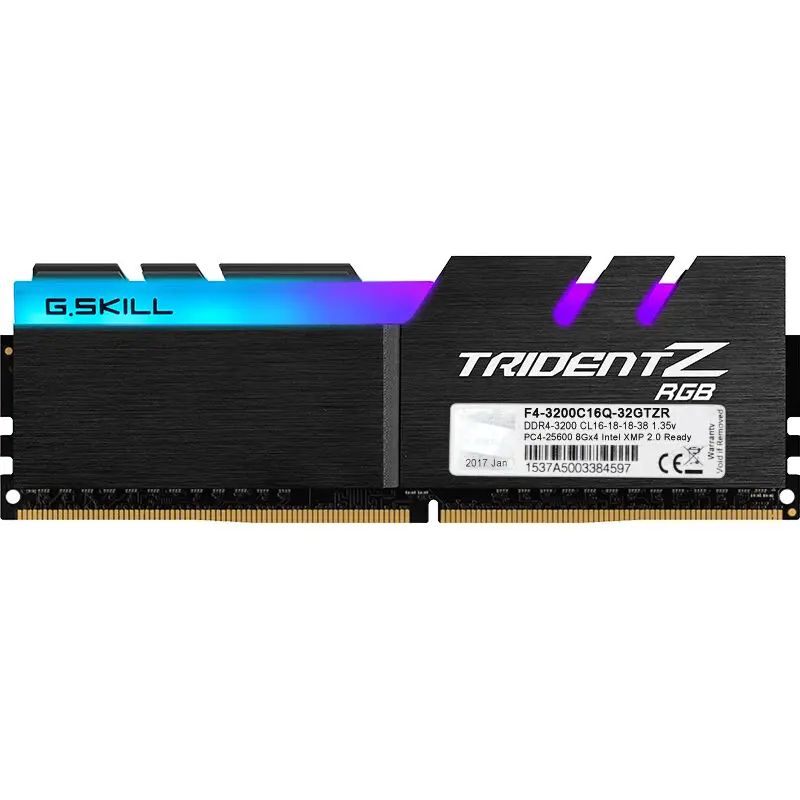 G. SKILL) волшебный ореол серии DDR4 3200 частота 16G(8Gx2) набор настольной памяти RGB светильник(F4-3200C16D-32GTZR