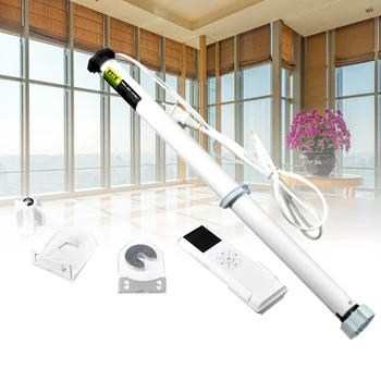 

100-240V Curtain Industrial Visor Home Accessories Easy Install Roller Shade Motor Remote Control Tubular Soft Electric Office