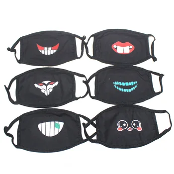 

Spring Winter 3D Mask Cotton Thin Personality 3D Mask Men Women Dustproof Earloop Face Mouth Mask Summer