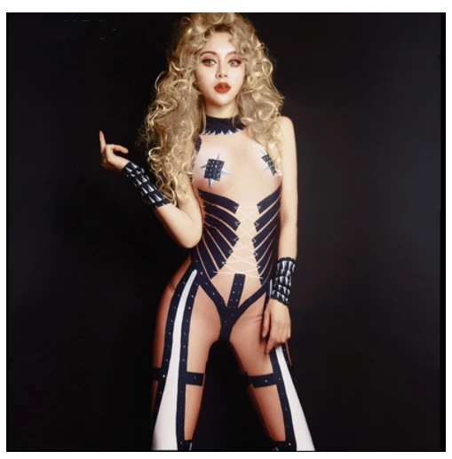 

Эластичный Трико с кристаллами, комбинезон для мужчин и женщин, Мужские команды, танцевальные костюмы для выступлений, сексуальные тонкие комбинезоны для ночного клуба, танцевальные костюмы для диджеев