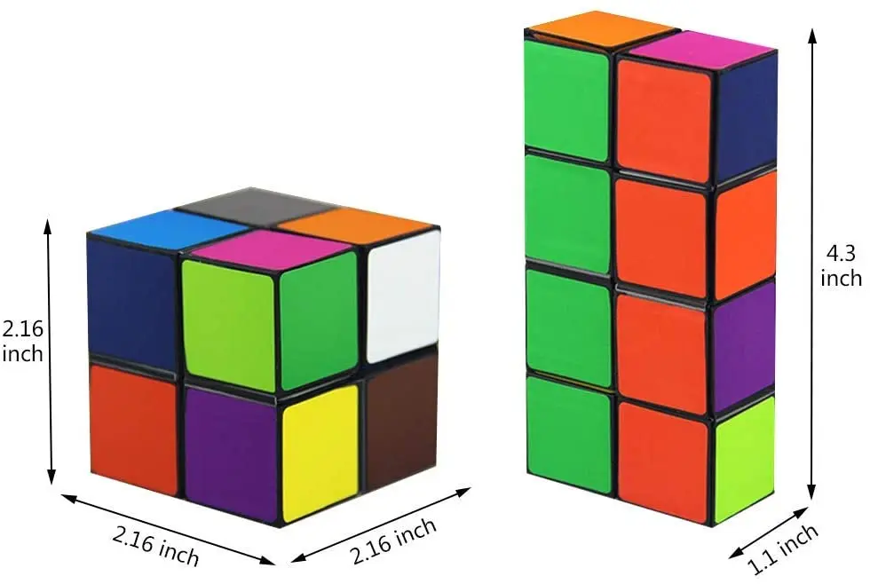 Euclidean Cube Star Cube Magic Cube Set,Transforming Cubes Magic Puzzle Cubes 