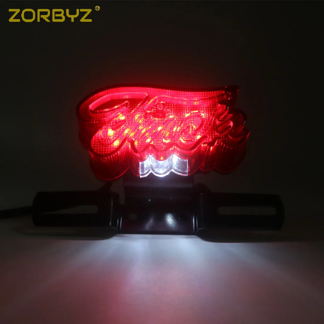 ZORBYZ Ретро светодиодный задний стоп номерной знак Торшер для Honda Kawasaki Suzuki Custom
