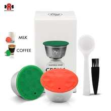 Совместимость Nescafe Dolce Gusto многоразового пользования Кофе капсульном чашки Кофе молока Crema многоразового Кофе фильтр