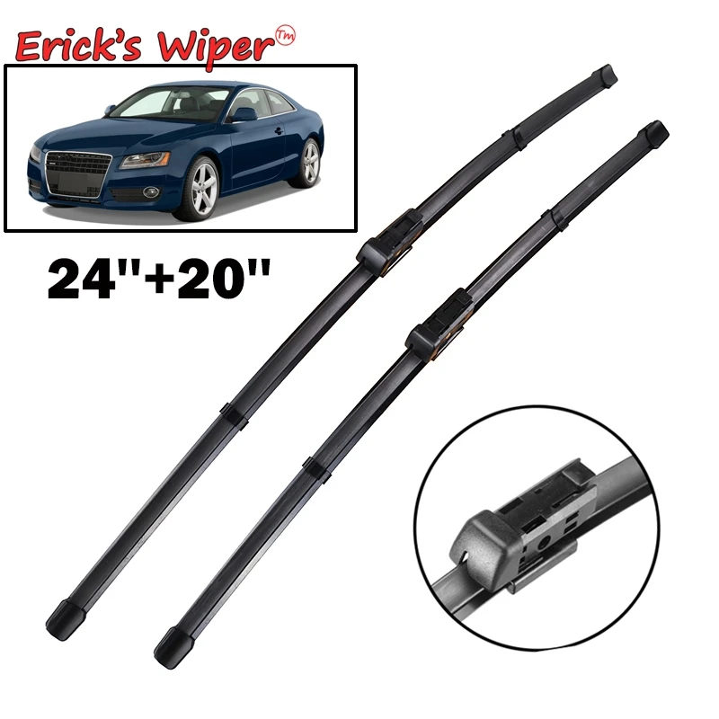 

Erick's Wiper LHD Front Wiper Blades Set For Audi A5 2008 - 2016 Windshield Windscreen Front Window 24"+20"