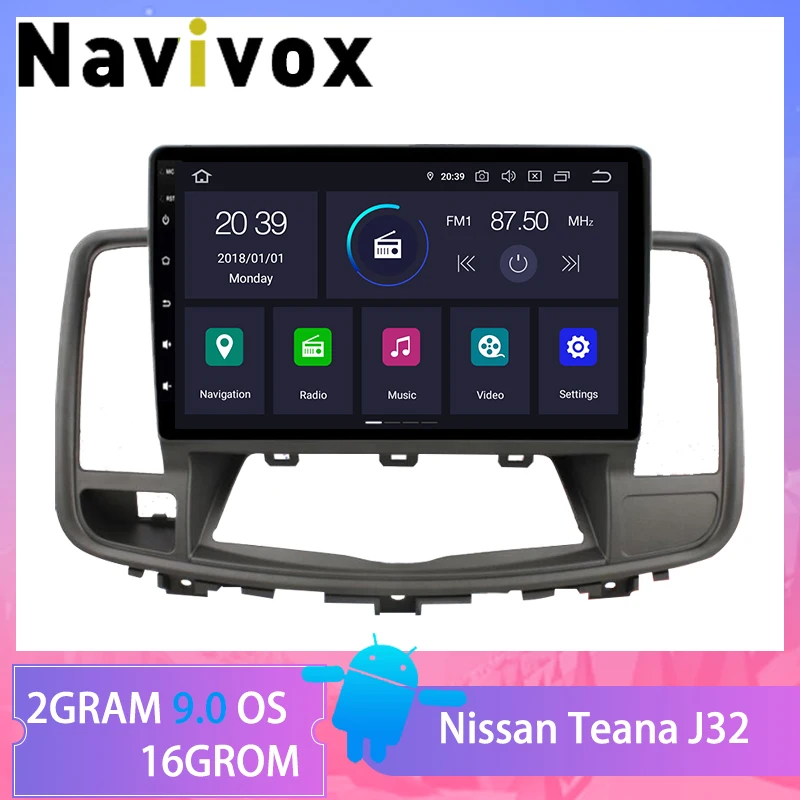 Sale Navivox For Nissan Teana J32 2008-2013 Car Radio Multimedia Video Player Navigation GPS Android 9.0 No 2din Stero 0 Sale Navivox For Nissan Teana J32 2008-2013 Car Radio Multimedia Video Player Navigation GPS Android 9.0 No 2din Stero 0