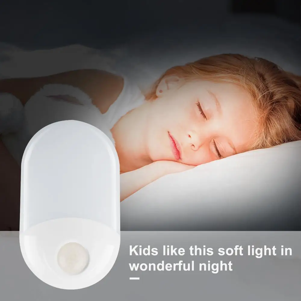 Leds night light with PIR AC 100-240V Led sensor and motion function led Night Sensor LAMP 1 Pack | Лампы и освещение