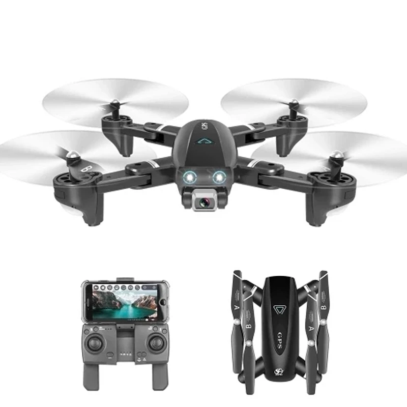 For CSJ S167 GPS 2.4G WIFI FPV Drone with 4K Camera With Wide Angle HD Camera High Hold Mode Foldable Arm RC Quadcopter Drone mini helicopter