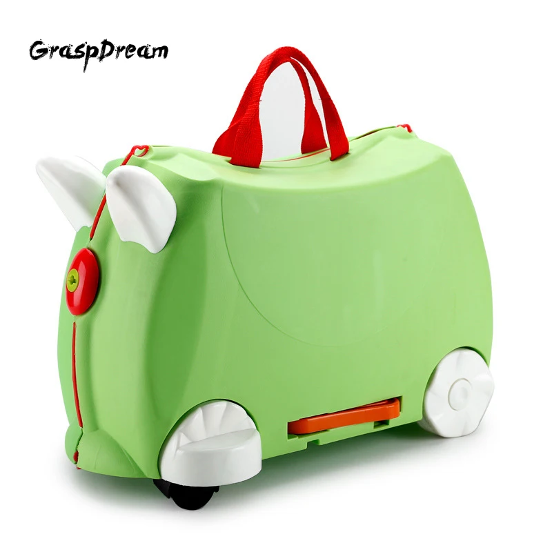 

Children's scooter suitcase baby PP motorcycle shape trolley luggage bag for 2-12 years old portable boarding carry on suitcase