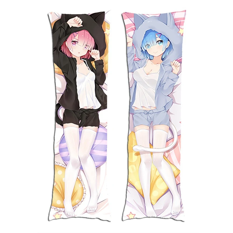 Наволочка с аниме жизнь в другом мире от Zero Rem Ram Dakimakura Милая наволочка для тела
