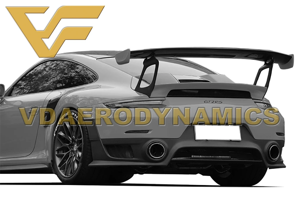 Подходит для 11-19 991 Porsche 911 Carrera VAD-GT2RS полный комплект кузова-передний бампер задний бампер боковые юбки крылья спойлер капот