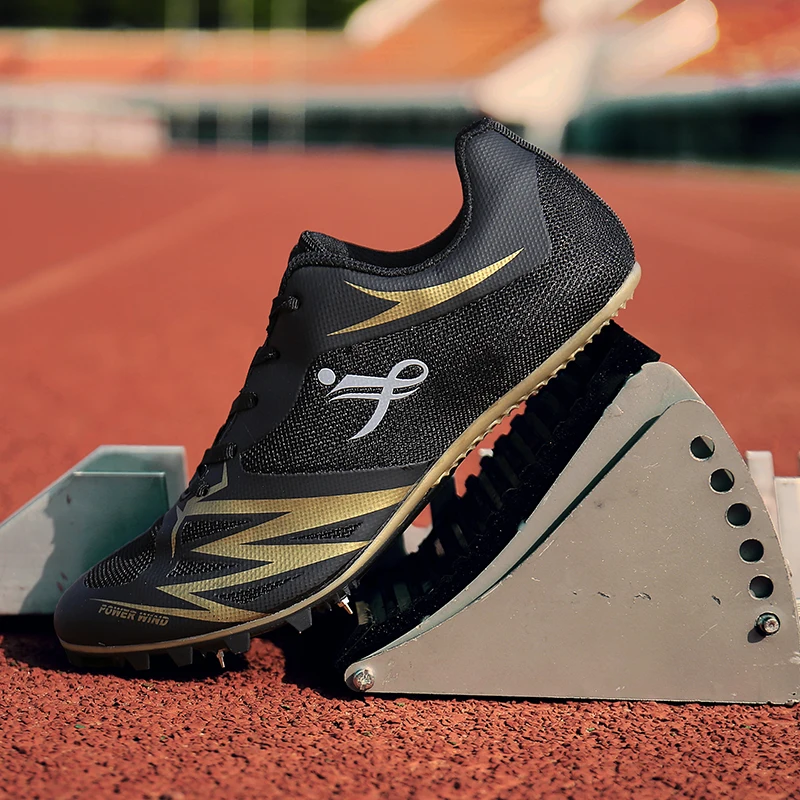 

Spike Shoes Track and Field Men Women Training Athletic Shoes Professional Running Track Race Jumping Soft Shoes Sneakers 35-44