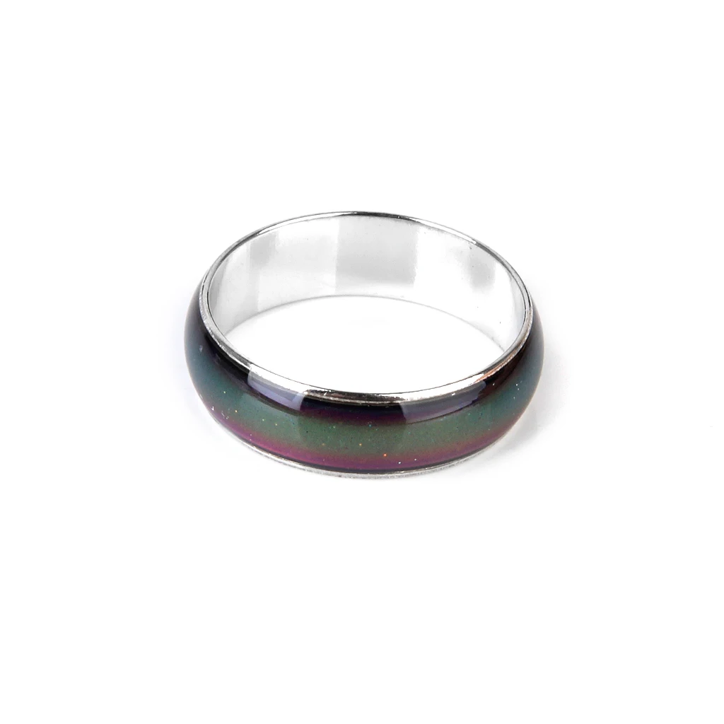 Color Change Ring 2x Kids Mood Ring Band Temperature Color Changeable US Size 5