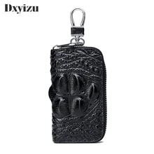 Кошелек для ключей из натуральной кожи для мужчин и женщин, сумка для ключей от машины, многофункциональный чехол для ключей, модная дамская ключница, ключница, держатели для ключей