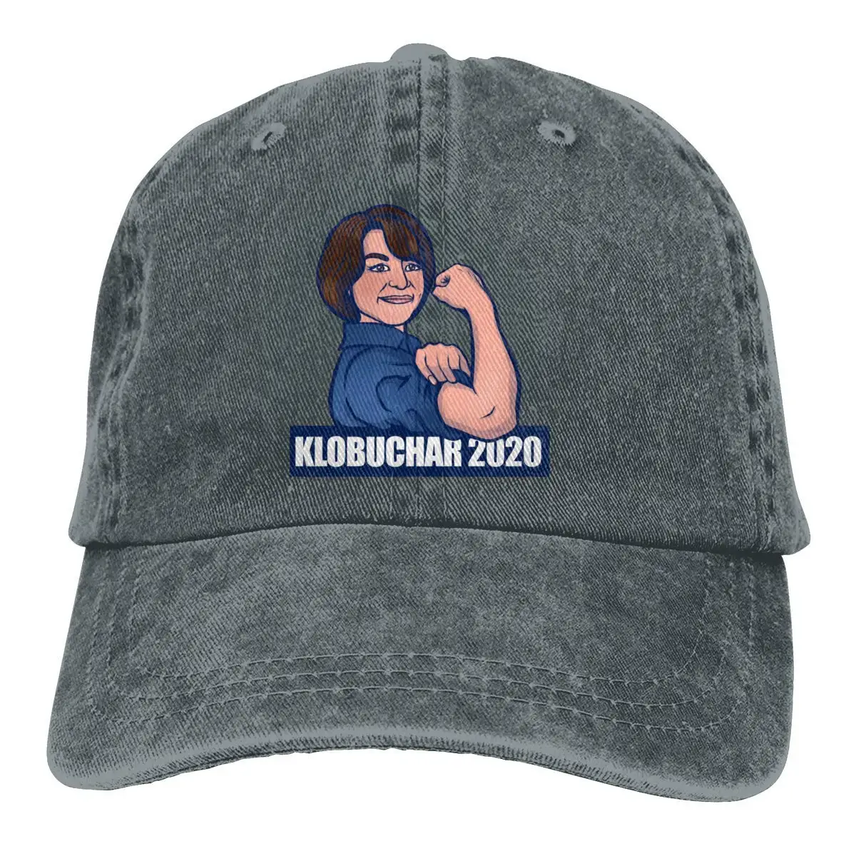 Klobuchar джинсовая хлопковая ткань Регулируемая шляпа