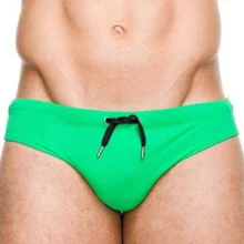 

Men Sexy Swim Bikini Surf Triangle Man Waterproof Low Waist Tight Board Shorts Trunks Drawstring Swimming Bottoms Beachwear Male