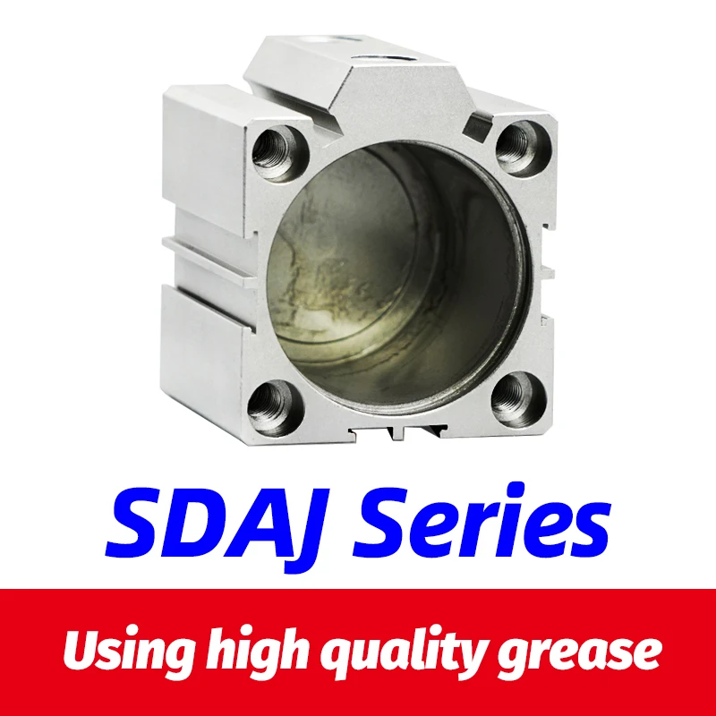 SDAJ SDAJ32 SDAJ40 X20X30X40X50X75X100 20 30 50 S B SB регулируемый ход пневматический цилиндр