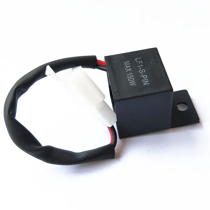 12A 2Pin Electronic LED Flasher Relay for Kawasaki Suzuki Yamaha Motorcycle Motorbike Turn Signal Bulb