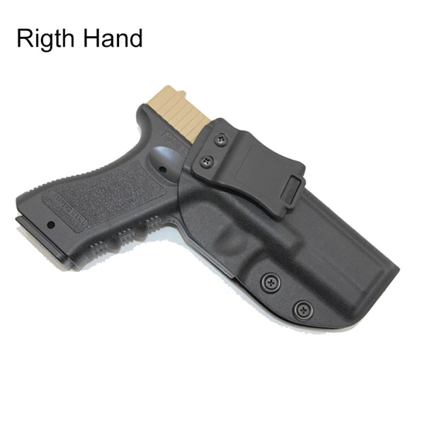 Высокое качество Kydex кобуры для Glock 17 22 31 Cancealed пояс пистолет кобура Военный Открытый Охота носить пистолет Beltclip - Цвет: Black Right hand
