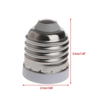 

E27 to E17 Socket Base LED Halogen CFL Light Bulb Lamp Adapter Converter Holder Drop Ship Support