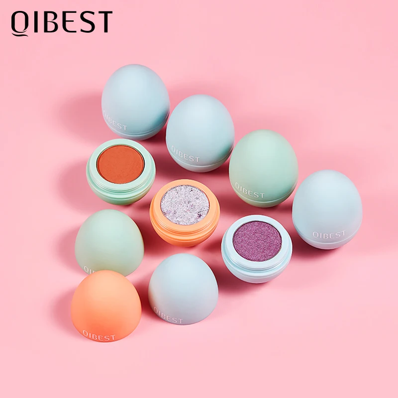 QIBEST новейшие тени для век яйцо 24 цвета блестящие милые палитра макияжа глаз