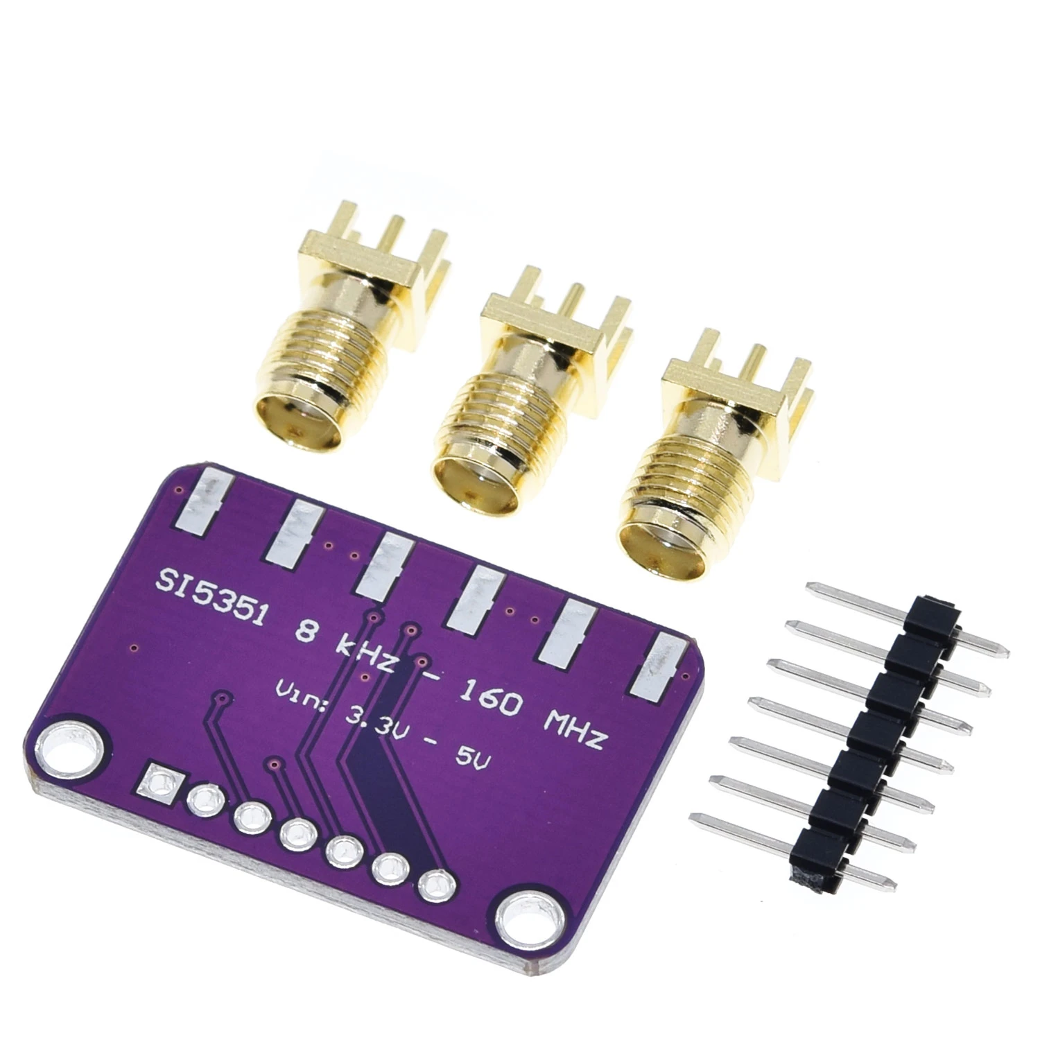 DC 3 V-5 V CJMCU-5351 Si5351A Si5351 I2C тактовый генератор коммутационная плата модуль генератор сигналов часы 8 кГц-160 МГц для Arduino