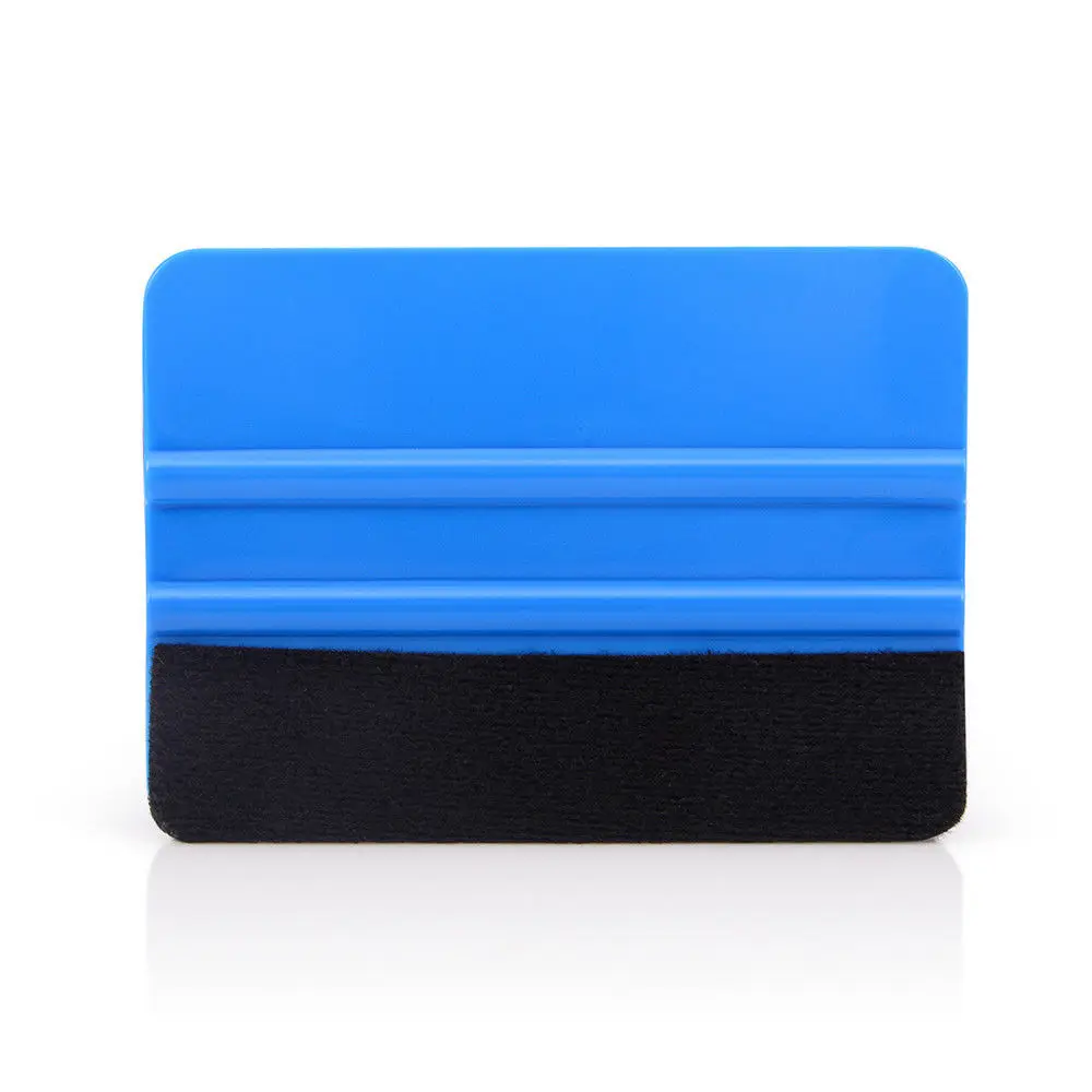 best wax for black cars 10Pcs Blue Squeegee Felt Edge Scraper Car Decals Vinyl Wrapping & Tint Tools For Razor Blade Scraper Automatic Film Squeegee Set car wash water Other Maintenance Products