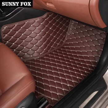

SUNNY FOX Car floor mats Case for Ford Edge Escape Kuga Fusion Mondeo Ecosport Focus Fiesta Anti-slip car-styling liner