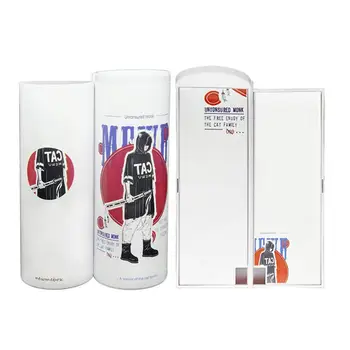 

1PC Kawaii Pencil Cases Multi-function Cylindrical Cute Cartoon Mirror Supply School Box Pen Calculator Stationery With For J4H1