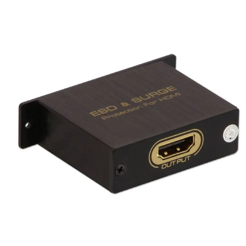 Прочное черное устройство защиты от перенапряжений для HDMI защита HDMI от ESD скачка напряжения с проводными аксессуарами