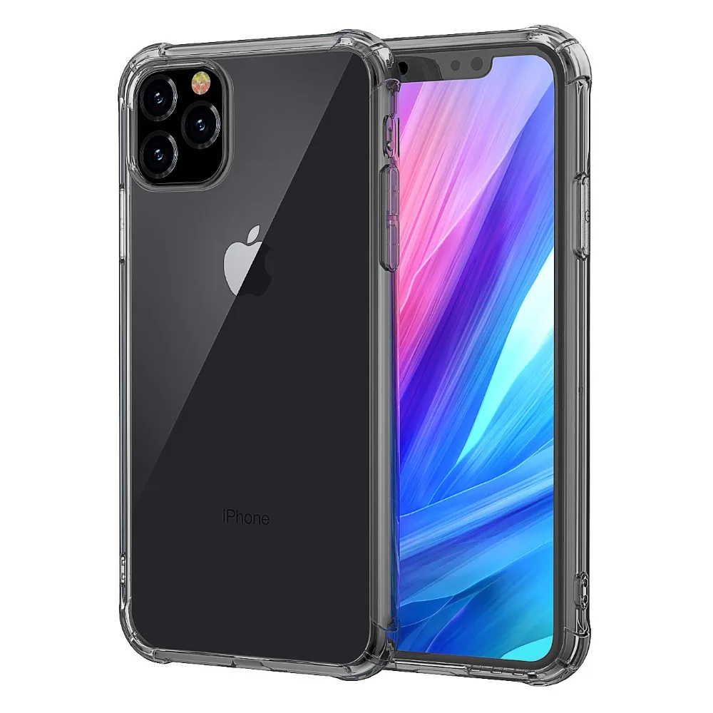 For Iphone 11 MAX Transparent Phone Case For iPhone 8 7  6s Plus XI  XS MAX XR 2019 Cover