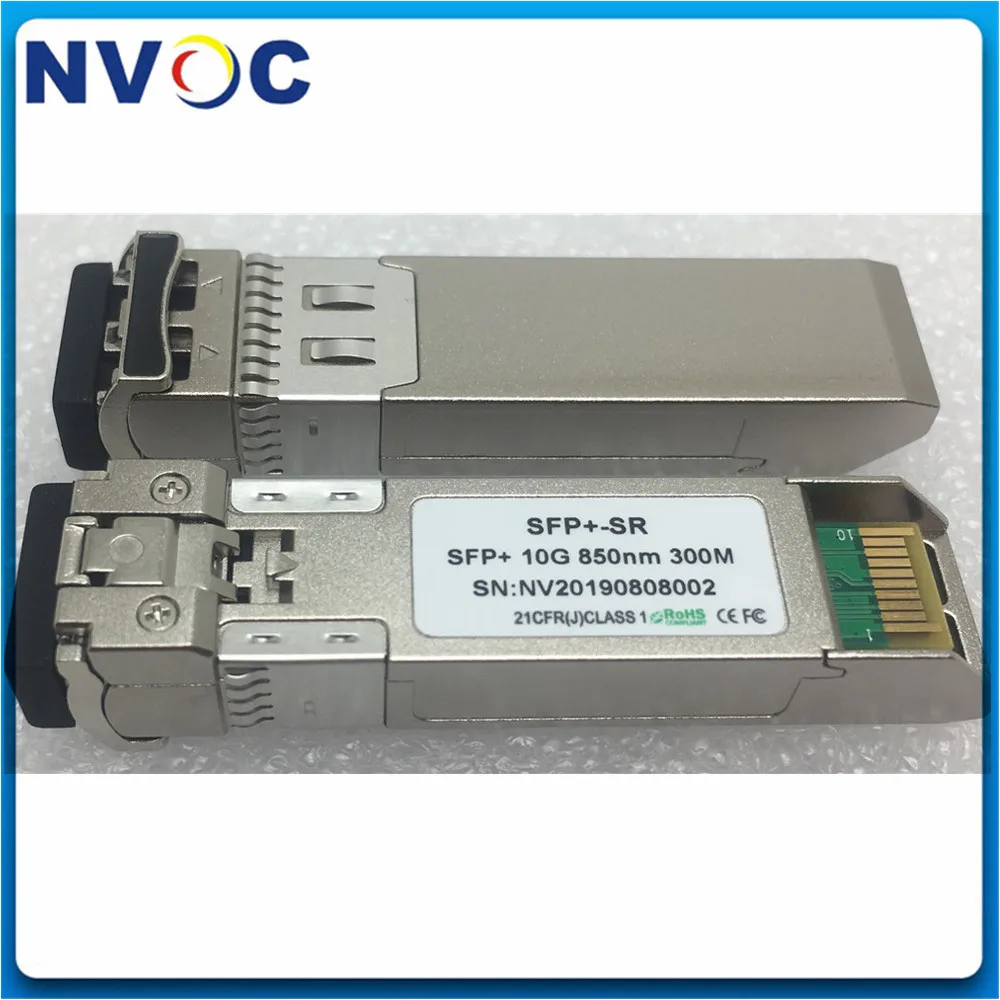 6 шт./лот 10 Гб 300 м SFP SR для 10G 10GBASE Волоконно Оптический + модуль приемопередатчика MMF